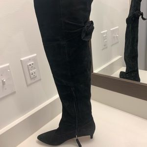 Love Moschino Black Over Knee Boots